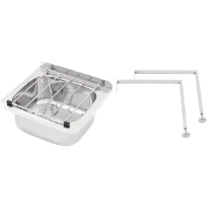 3monkeez Cleaners Sink with Grate & Legs 31.2L model AB-CS-L