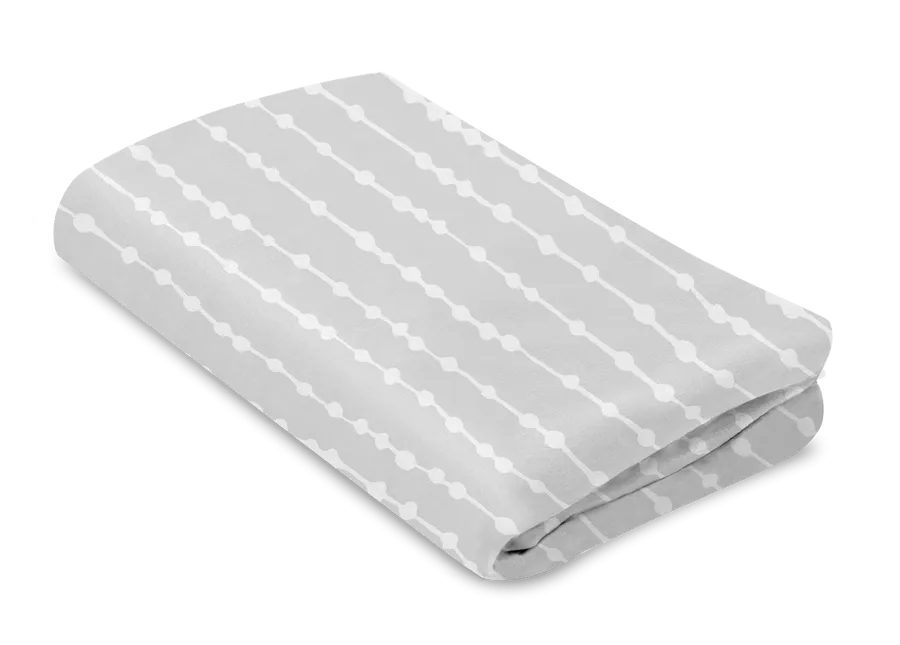 4moms Breeze Waterproof Playard Sheet, Grey Beads