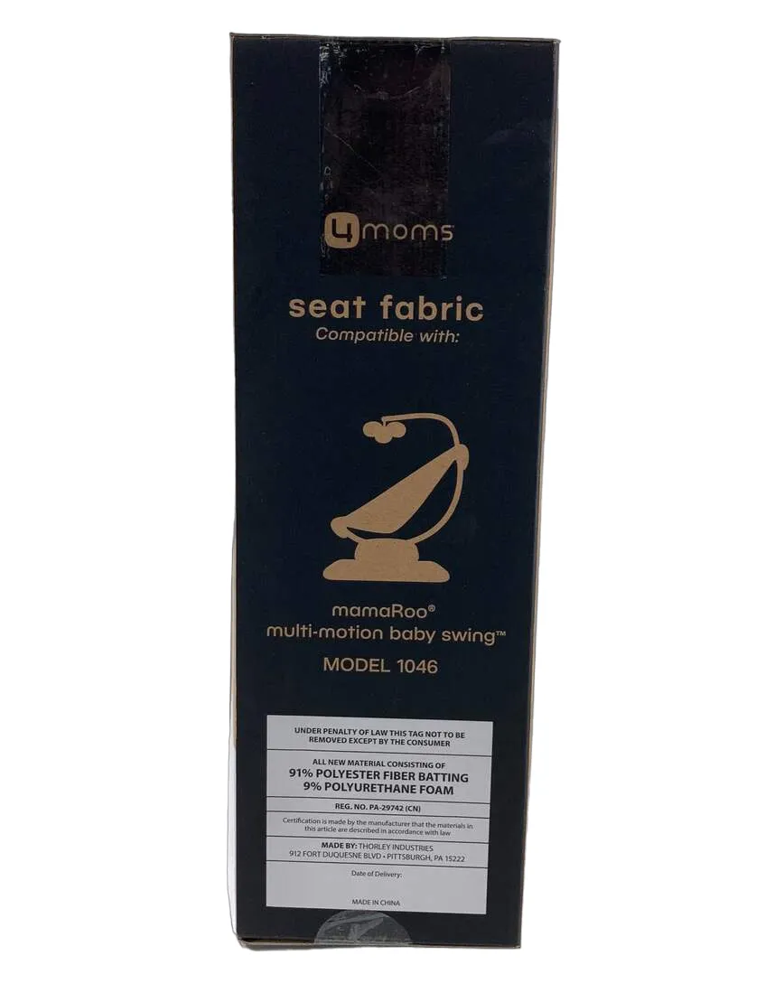 4moms MamaRoo Seat Fabric, 1046, Black Classic