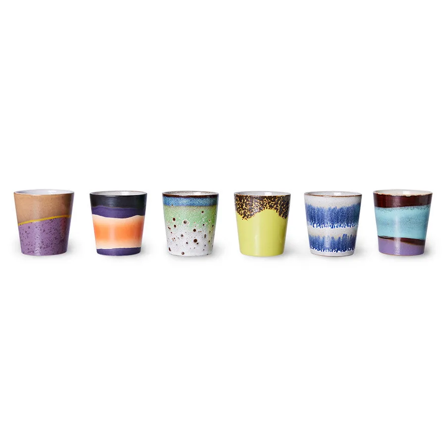 70s Ceramics: Coffee Mug Lunar