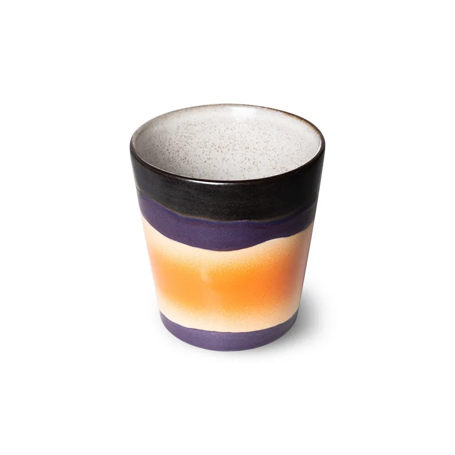 70s Ceramics: Coffee Mug Lunar
