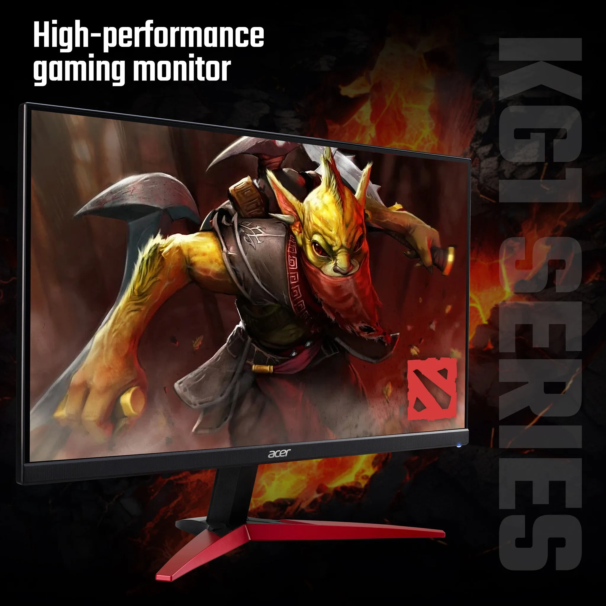 Acer Nitro KG241YM3 24" Full HD Gaming Monitor - 180Hz, 1ms, IPS, AMD FreeSync Premium, Speakers, Black