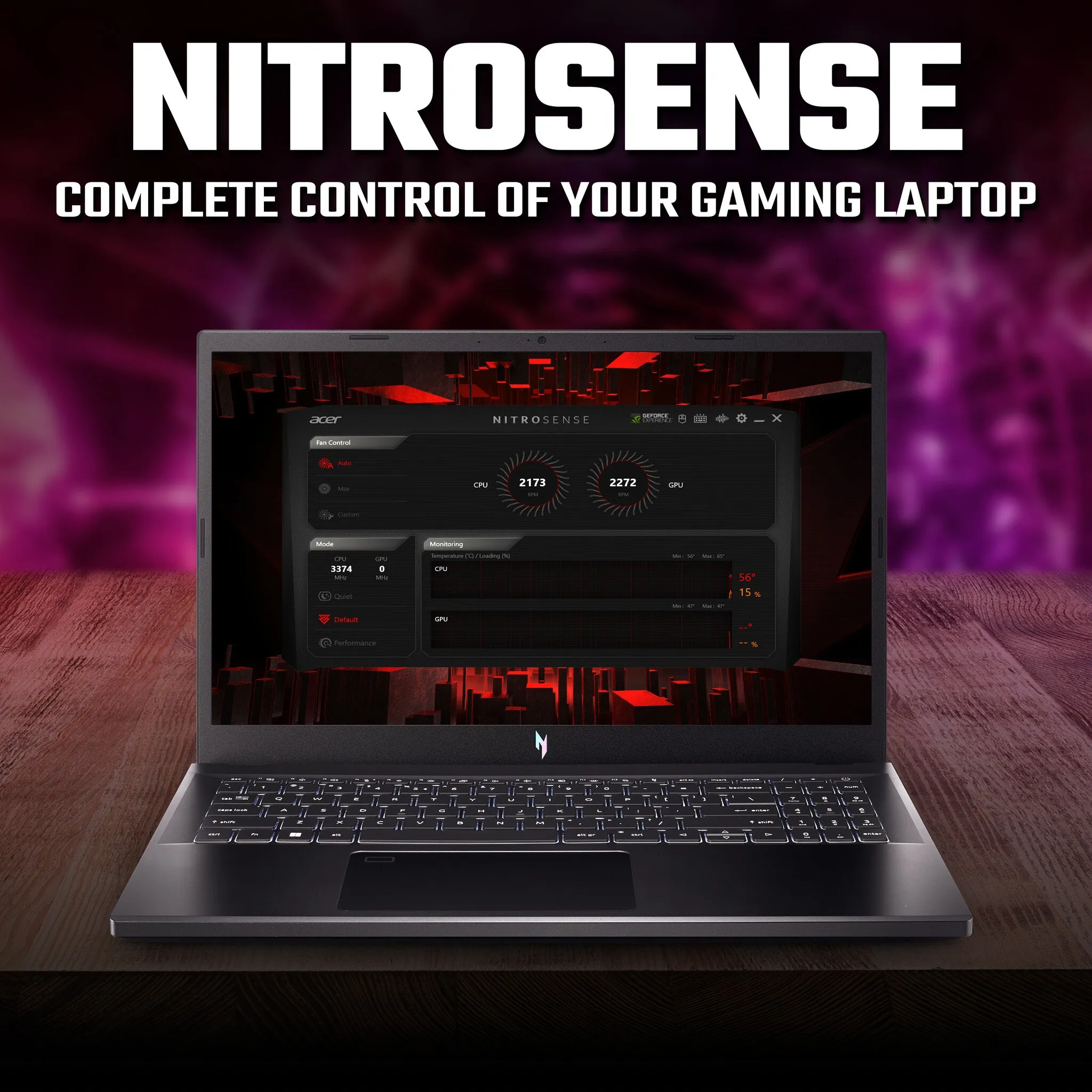 Acer Nitro V 15 ANV15-51 15.6" Gaming Laptop - Intel Core i7-13620H, RTX 4050,16GB RAM, 512GB SSD, Full HD, Windows 11 Home, Black