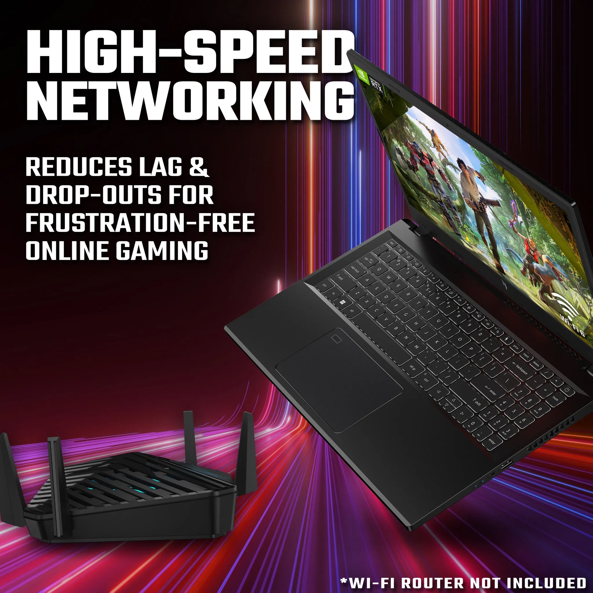 Acer Nitro V 15 ANV15-51 15.6" Gaming Laptop - Intel Core i7-13620H, RTX 4050,16GB RAM, 512GB SSD, Full HD, Windows 11 Home, Black