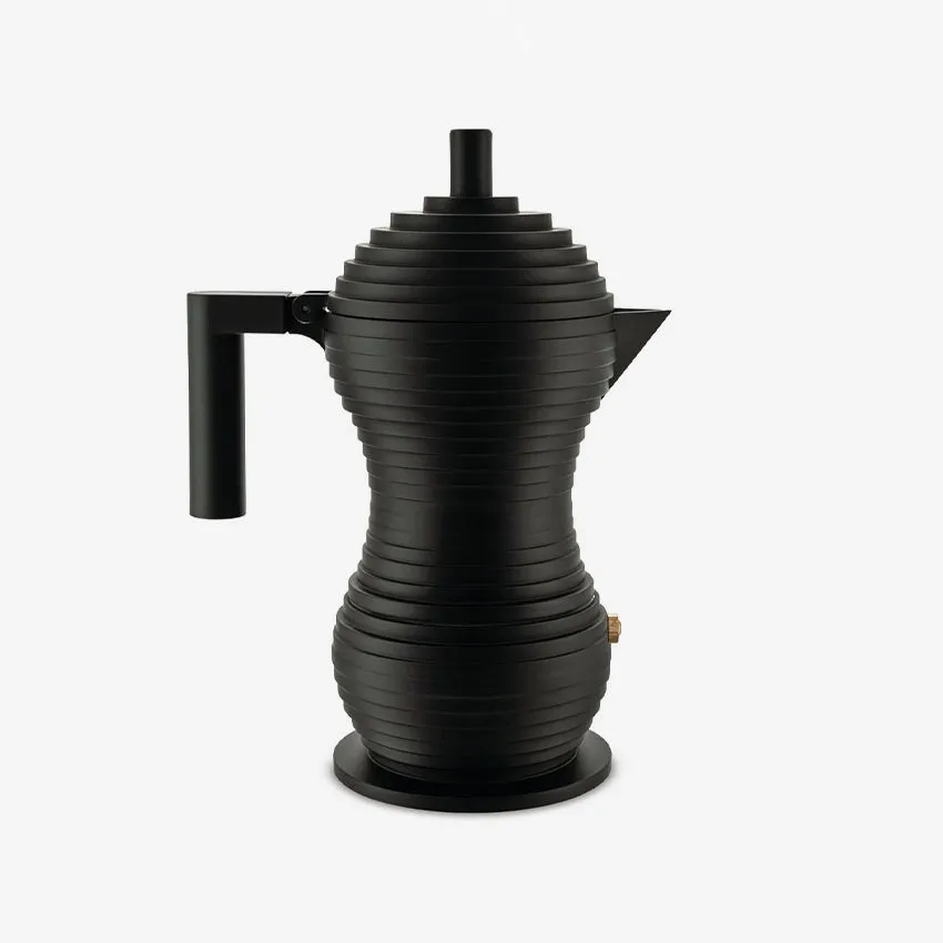 Alessi | Pulcina Espresso Coffee Maker - Black