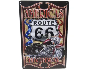AMERICAS HIGHWAY ROUTE 66-A4 WALL ART