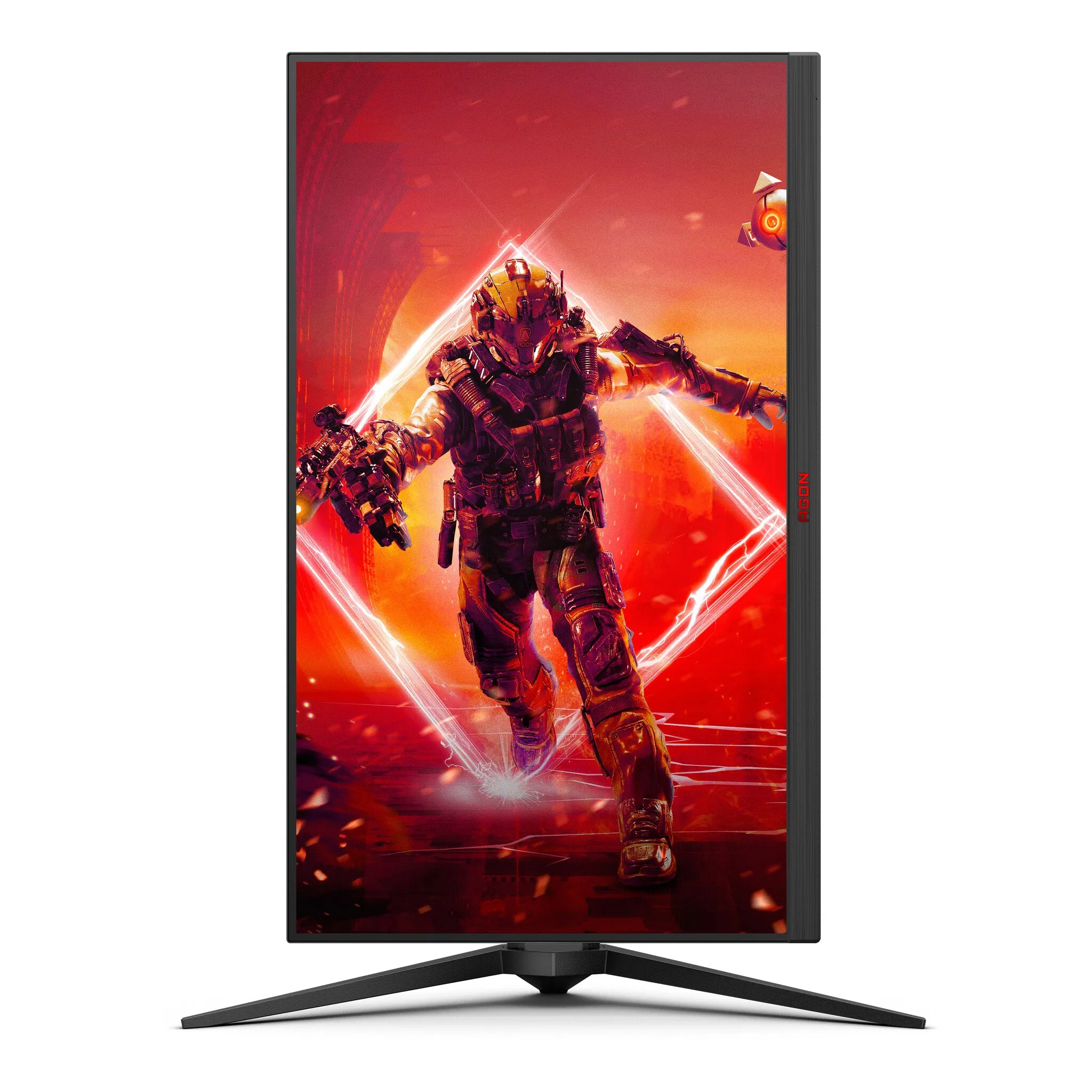 AOC AG275QZ/EU 27" Quad HD Gaming Monitor - 270Hz, 0.5ms, IPS, FreeSync Premium and G-SYNC Compatible, Height Adjustable, Speakers, Black and Red