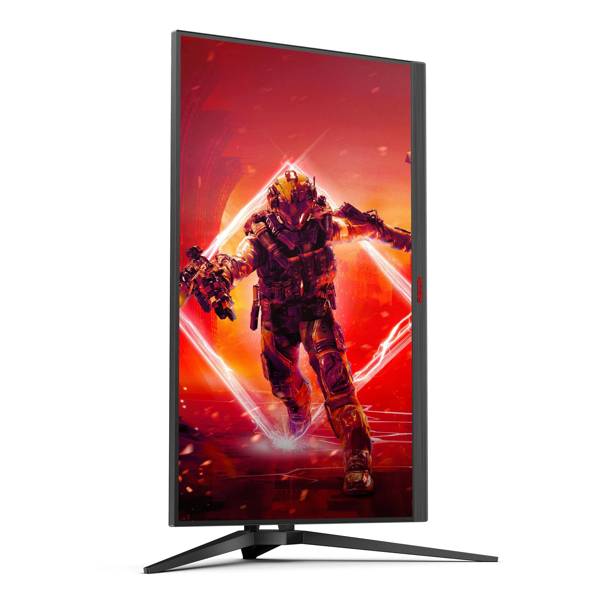 AOC AG275QZ/EU 27" Quad HD Gaming Monitor - 270Hz, 0.5ms, IPS, FreeSync Premium and G-SYNC Compatible, Height Adjustable, Speakers, Black and Red