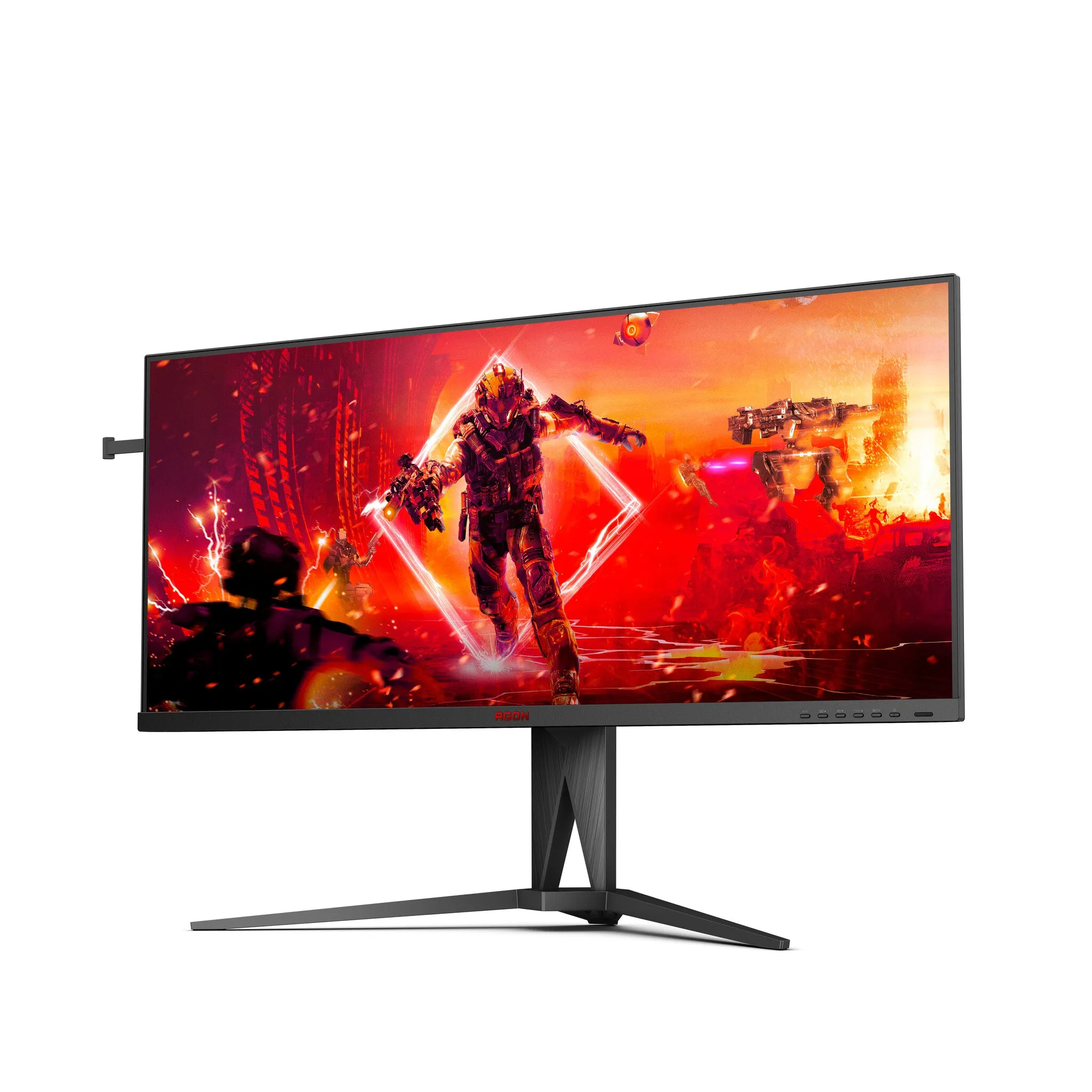 AOC AGON 5 AG405UXC 39.5" Wide Quad HD Gaming Monitor - 144Hz, 1ms, IPS, Adaptive Sync, Height Adjustable, Speakers, Black
