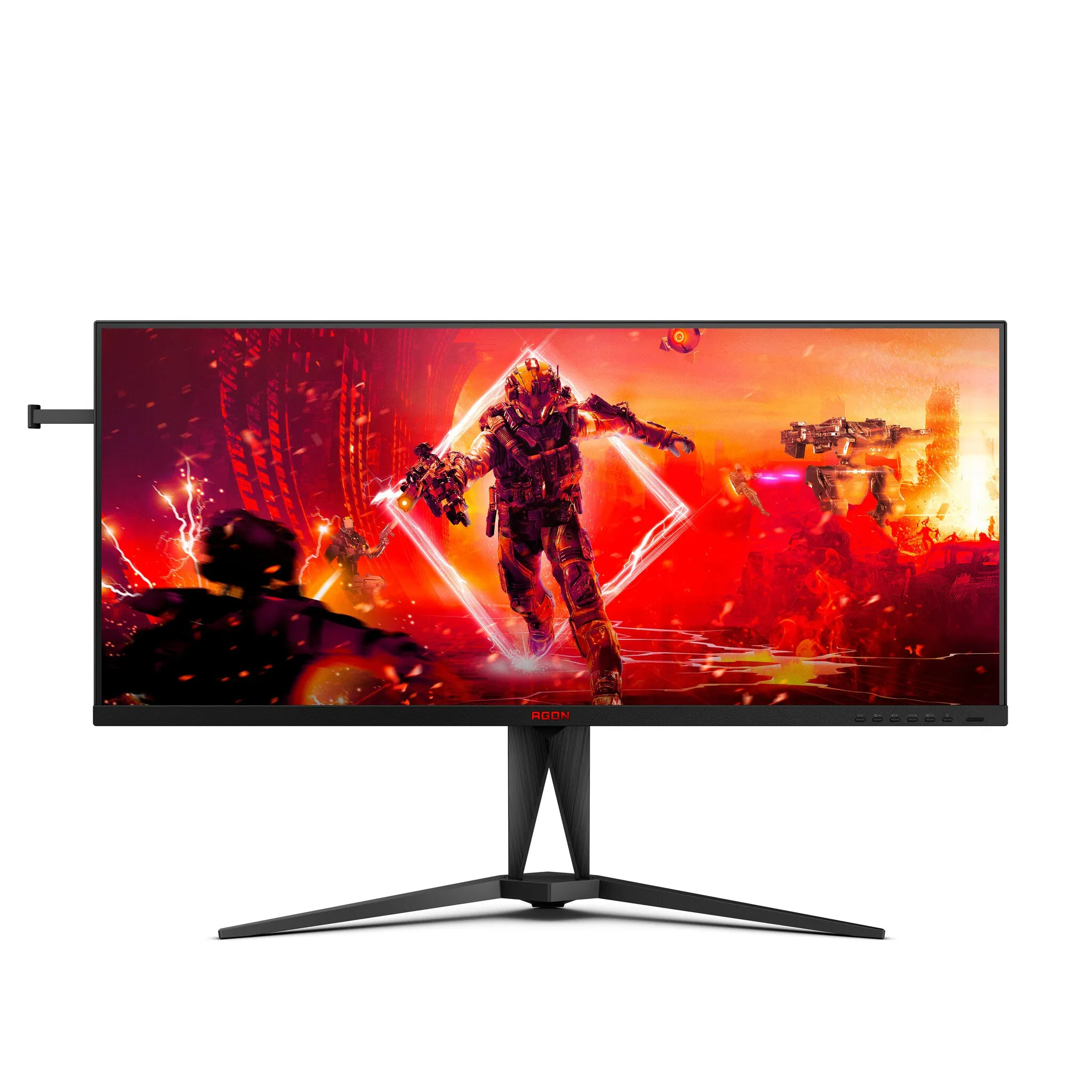 AOC AGON 5 AG405UXC 39.5" Wide Quad HD Gaming Monitor - 144Hz, 1ms, IPS, Adaptive Sync, Height Adjustable, Speakers, Black