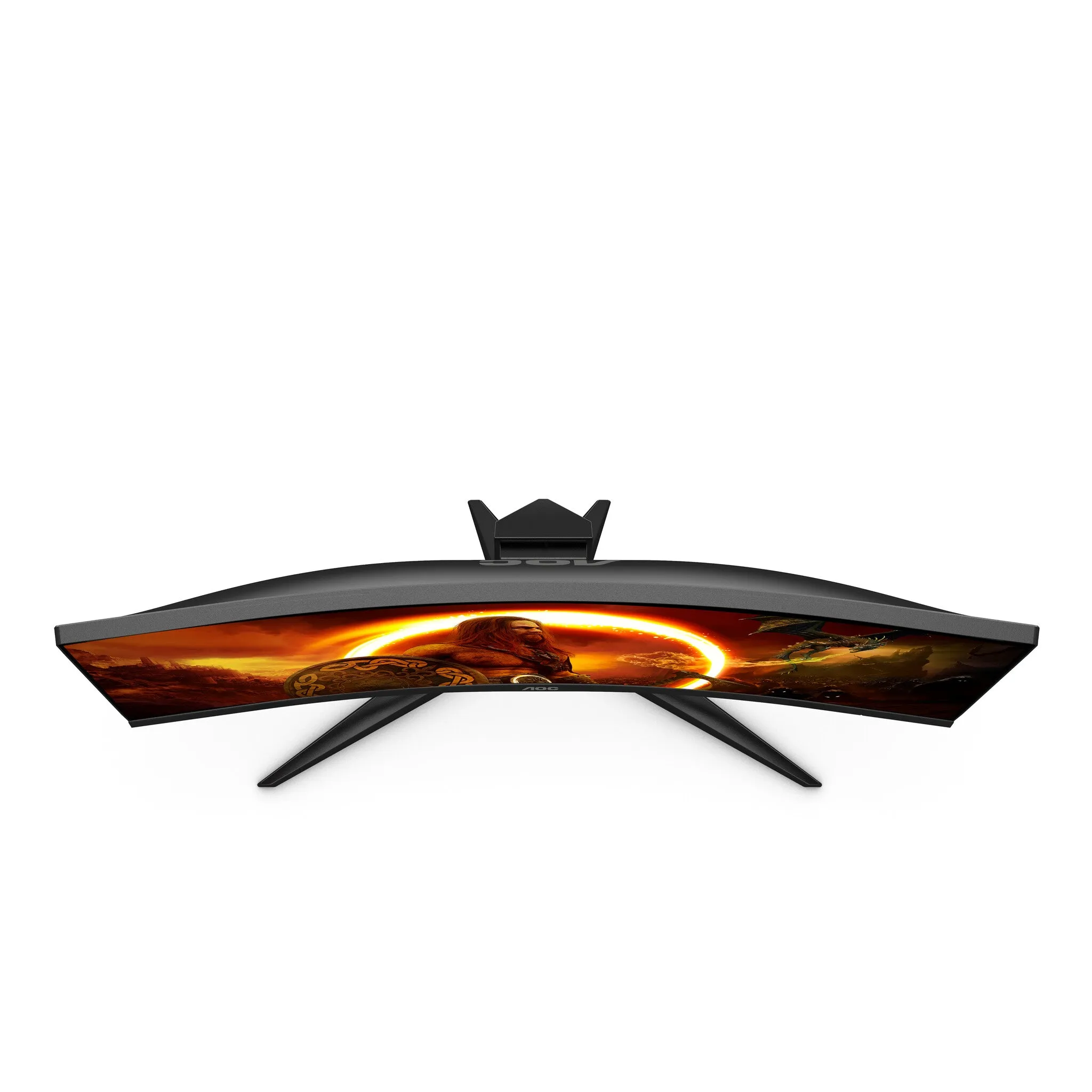 AOC G2 C27G2ZE/BK 27" Full HD Curved Gaming Monitor - 240Hz, 0.5ms, VA, AMD FreeSync Premium, Black and Red