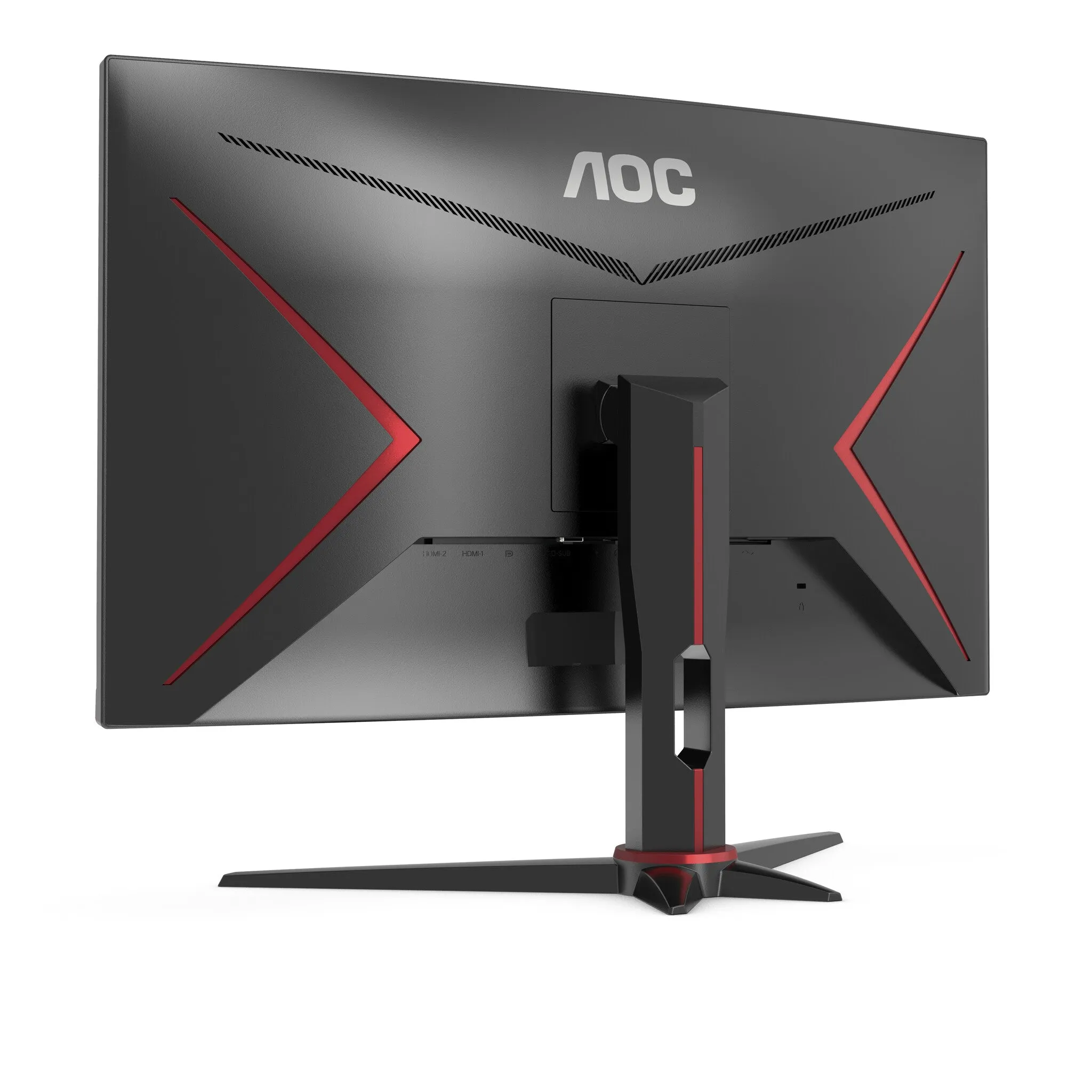AOC G2 C27G2ZE/BK 27" Full HD Curved Gaming Monitor - 240Hz, 0.5ms, VA, AMD FreeSync Premium, Black and Red
