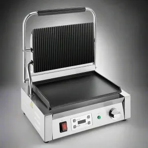 Apuro Extra Large Contact Grill Ribbed & Flat Plate CU609-A