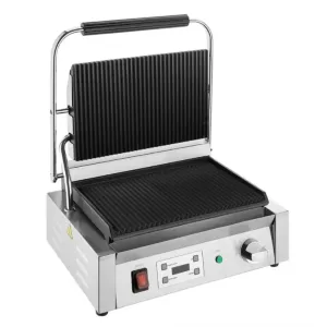 Apuro Extra Large Contact Grill Ribbed Plate CU608-A