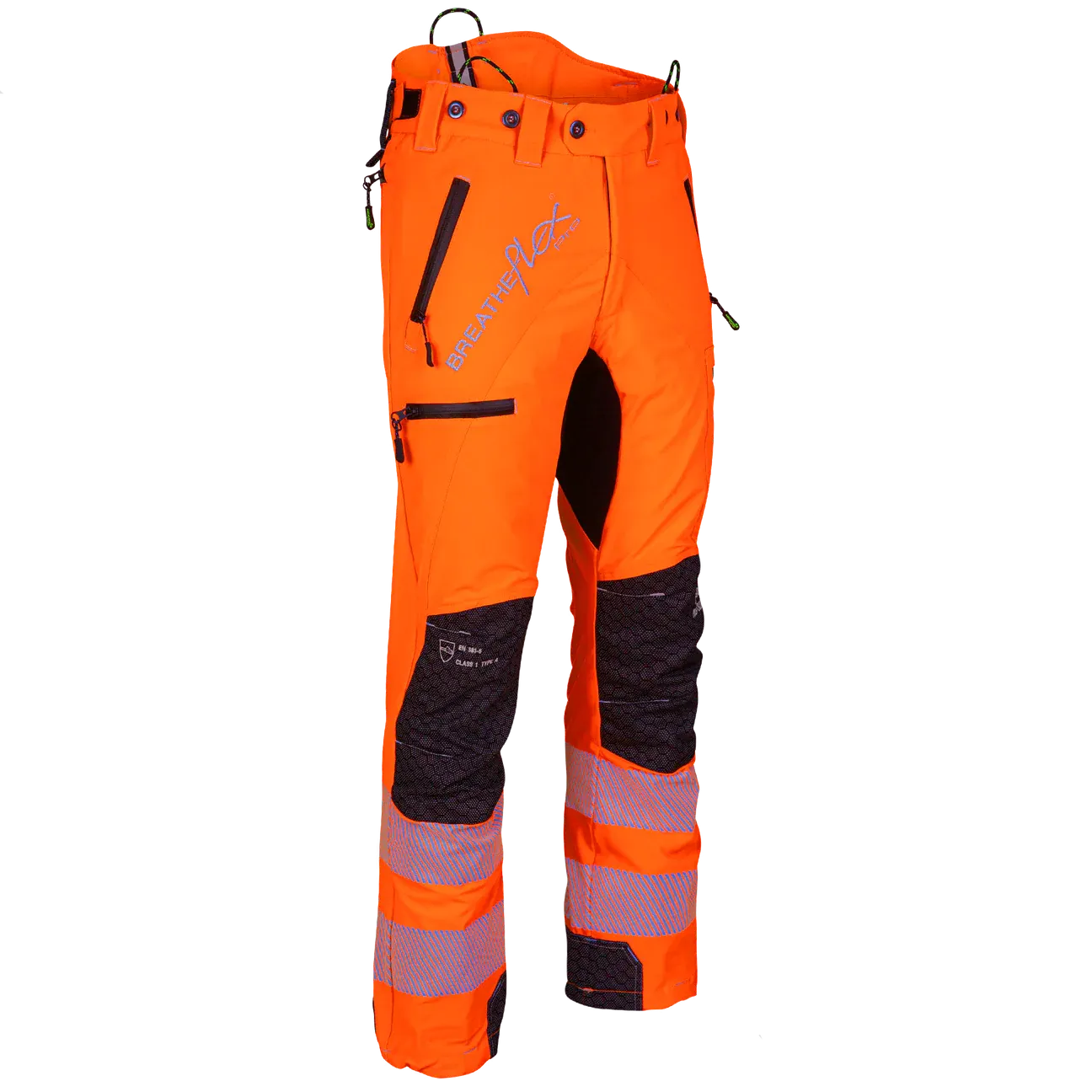 Arbortec Breatheflex Pro ATHV4070 Hi-Vis Chainsaw Trousers Type C Class 1 Tall