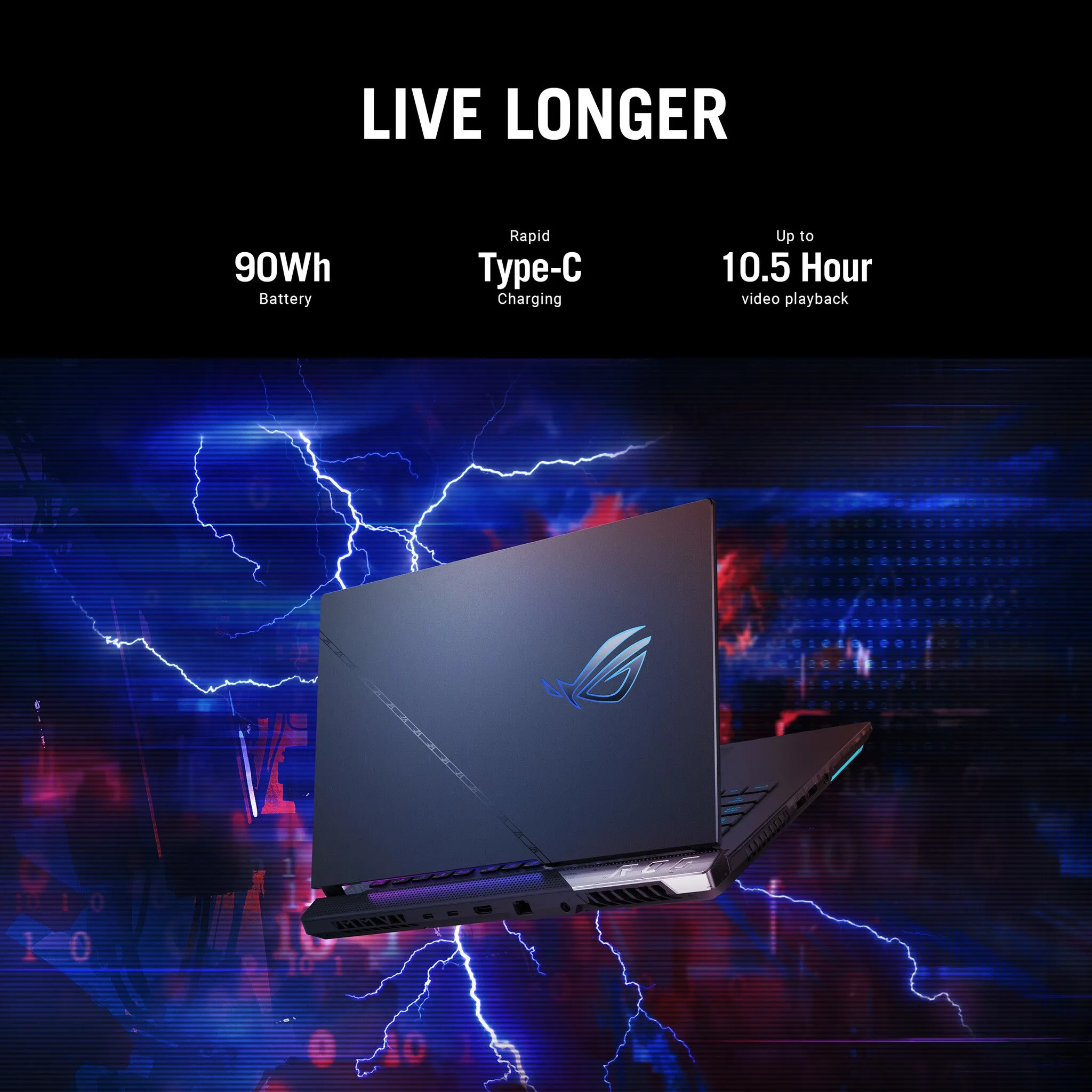 ASUS ROG Strix SCAR 15 G533ZW-LN148W 15.6" Gaming Laptop - Intel Core i9-12900H, RTX 3070 Ti, 16GB RAM, 2TB SSD, Wide Quad HD, Windows 11 Home, Black