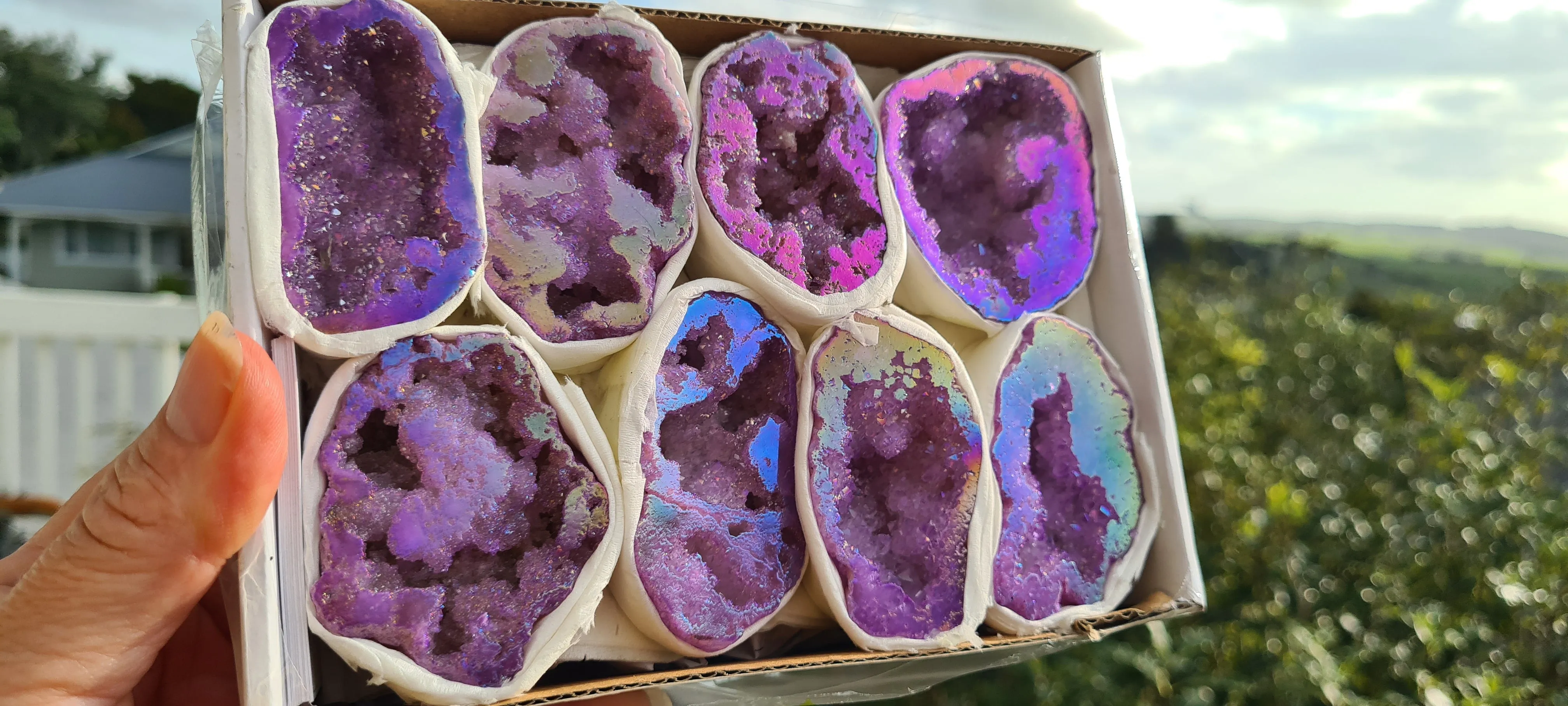 AURA QUARTZ GEODES
