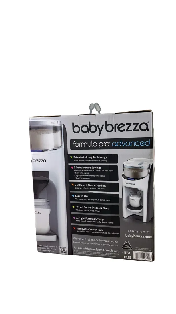 Baby Brezza Formula Pro Advanced Baby Formula Dispenser, White