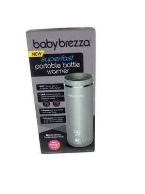 Baby Brezza Super Fast Portable Bottle Warmer, Green