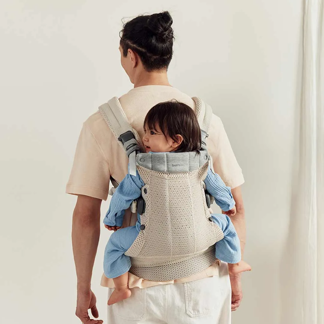BabyBjrn Harmony 3D Mesh/Jersey Baby Carrier - Cream