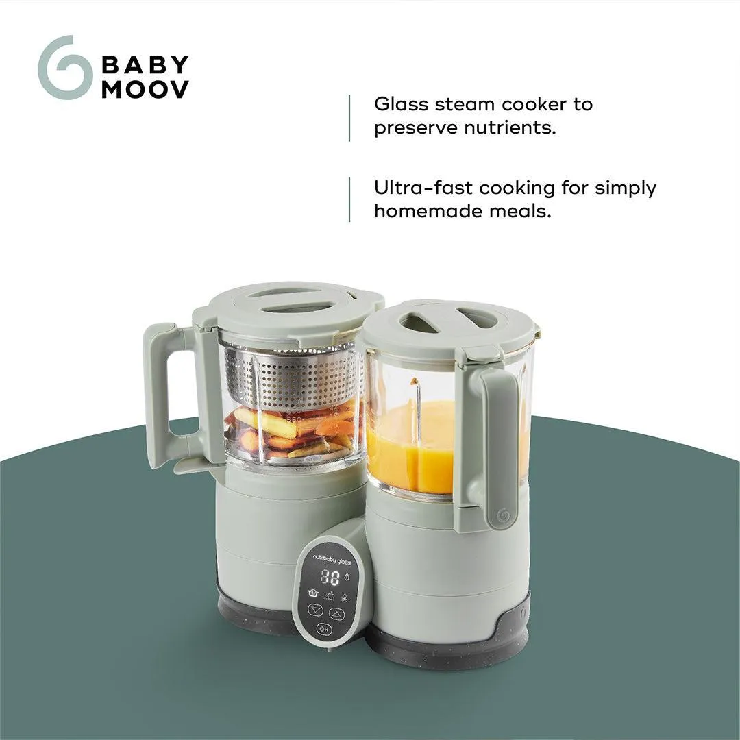 Babymoov Nutribaby Glass Baby Food Maker - Green