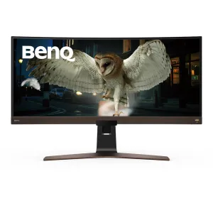 BenQ EW3880R 37.5" Wide Quad HD  Curved Monitor - 60Hz, 4ms, IPS, Height Adjustable, Speakers, Brown