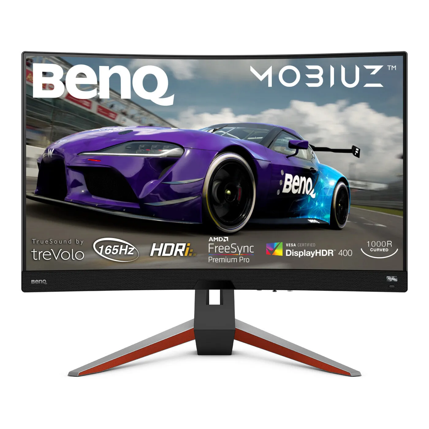 BenQ EX2710R 27" Quad HD Curved Gaming Monitor - 165Hz, 1ms, VA, Height Adjustable, Speakers, Black