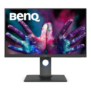 BenQ PD2700U 27" 4K Ultra HD Monitor - 60Hz, 5ms, IPS, Height Adjustable, Speakers, Black and Grey