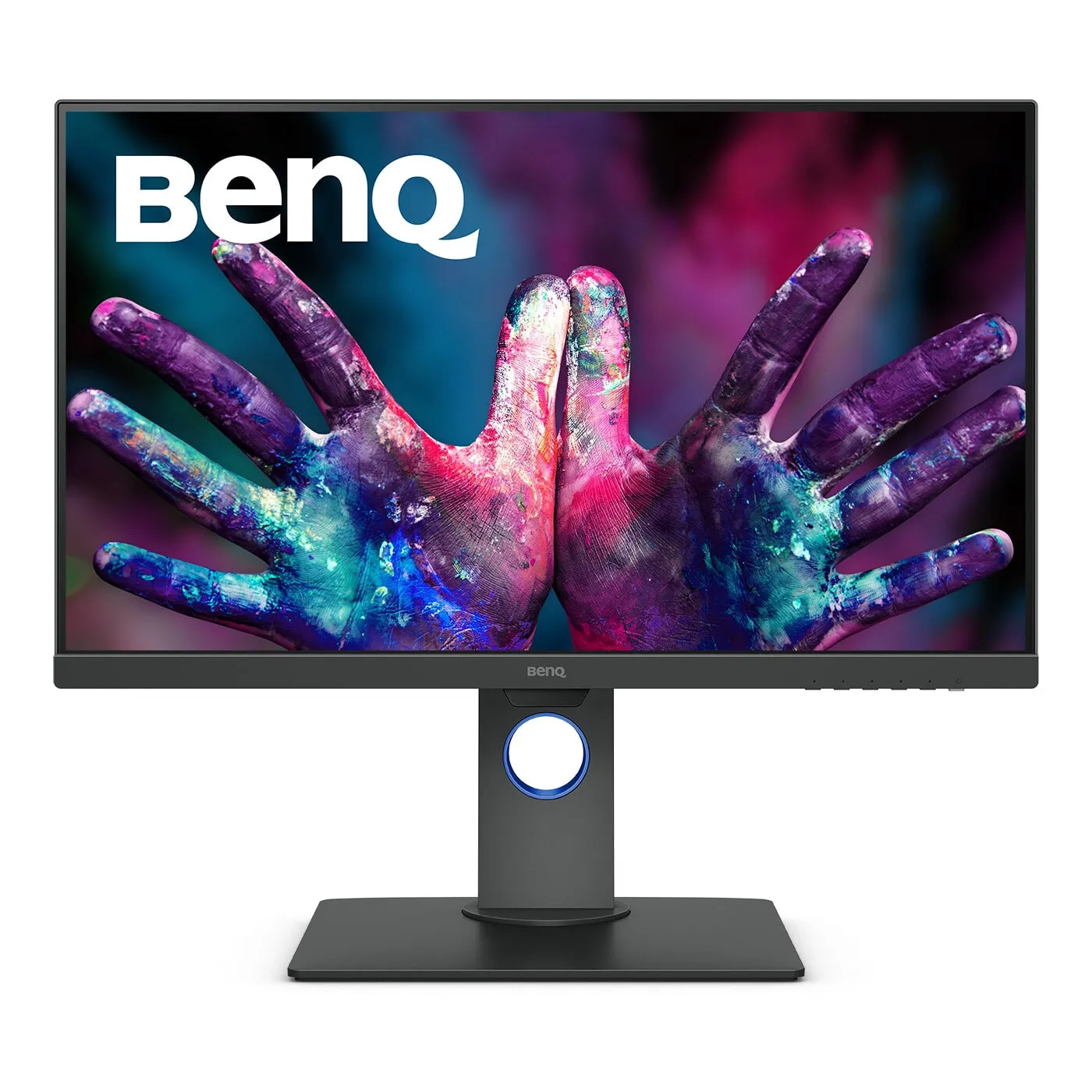 BenQ PD2700U 27" 4K Ultra HD Monitor - 60Hz, 5ms, IPS, Height Adjustable, Speakers, Black and Grey