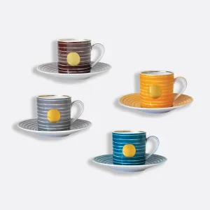 Bernardaud | Aboro Coffee Cups & Saucers