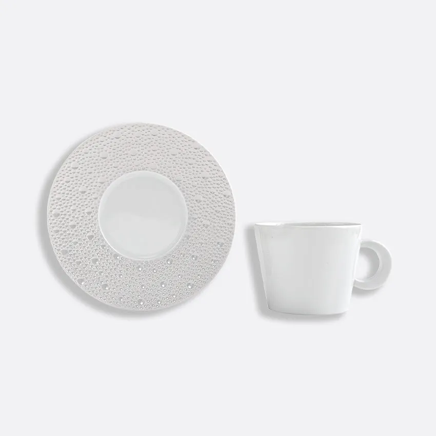 Bernardaud | Ecume Perle Tea Cup & Saucer