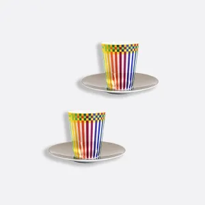 Bernardaud | Surface Colore B29 Cup - Set of 2