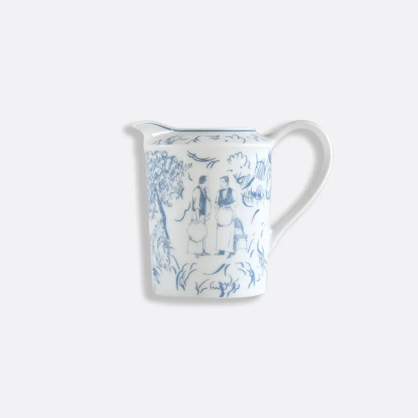 Bernardaud | Tout Paris Creamer - White & Blue
