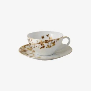 Bernardaud | Vegetal Or Floral Tea Cup & Saucer