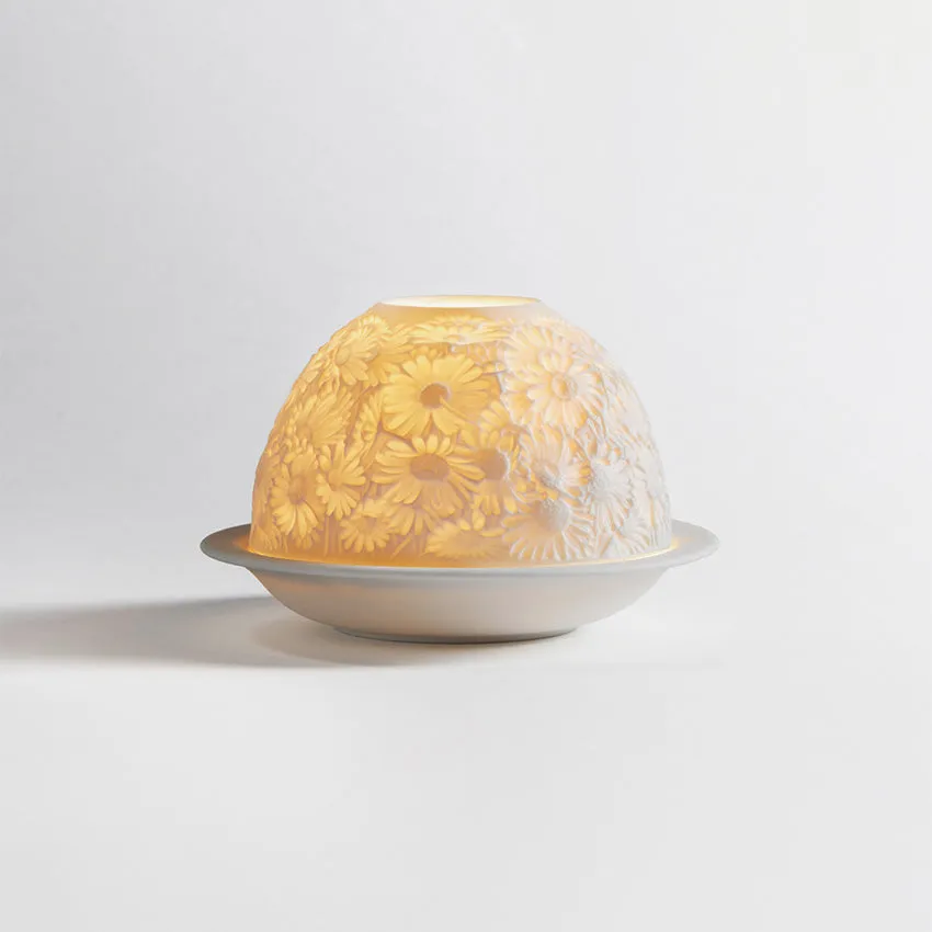 Bernardaud | Votivelight Floral Collection Daisies