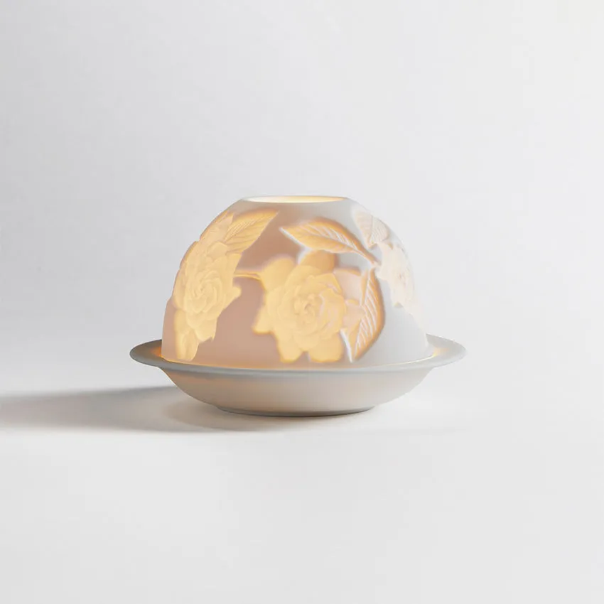 Bernardaud | Votivelight Gardenia Flowers