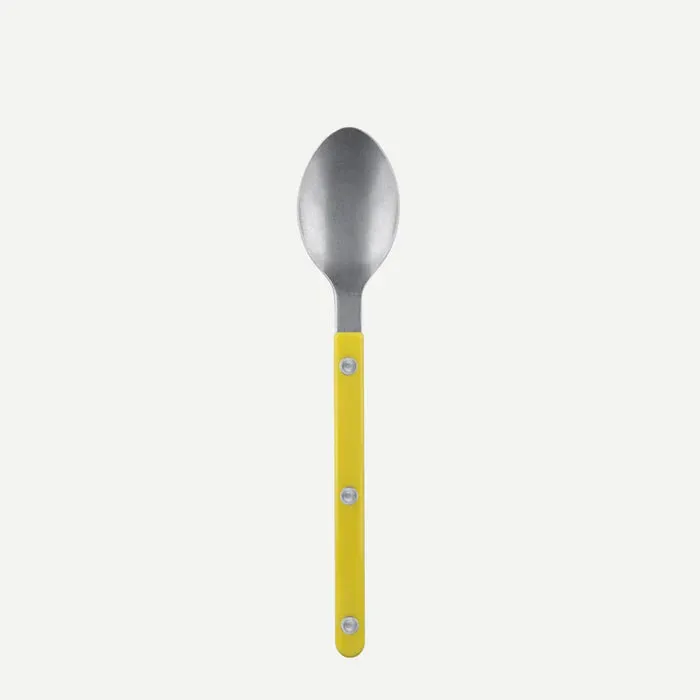 Bistrot Solid Vintage Dessert Spoon - Yellow