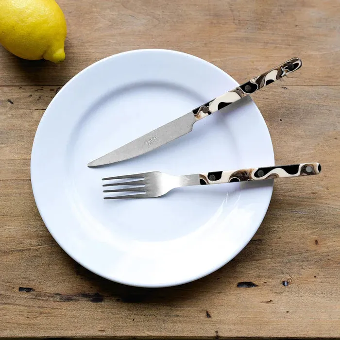 Bistrot Vintage Dune Dinner Fork - Black