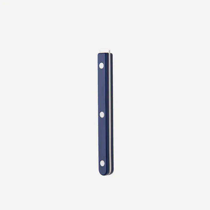 Bistrot Vintage Solid Dessert Spoon - Navy Blue