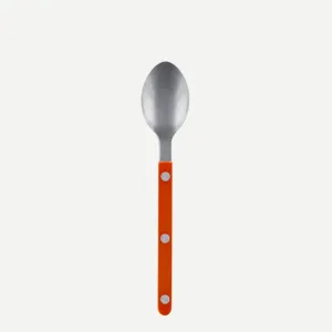 Bistrot Vintage Solid Dessert Spoon - Orange