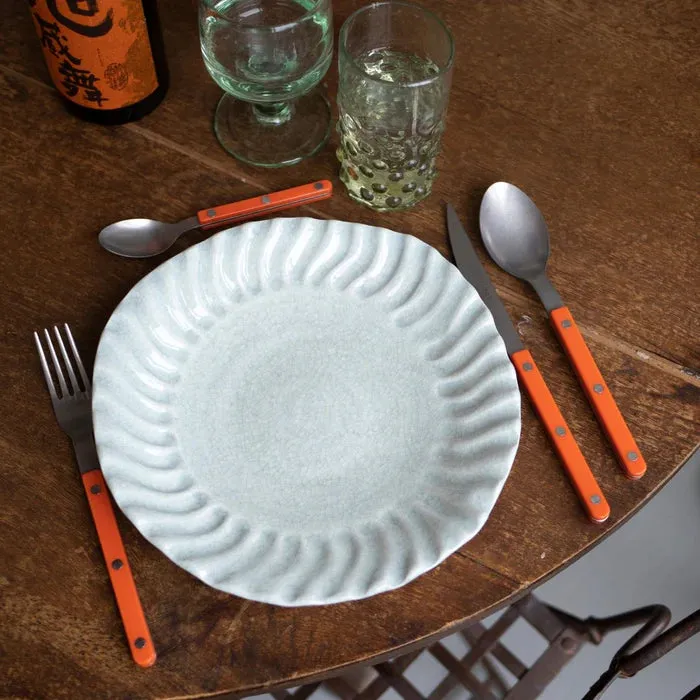 Bistrot Vintage Solid Dessert Spoon - Orange