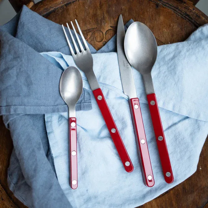 Bistrot Vintage Solid Dinner Fork - Burgundy