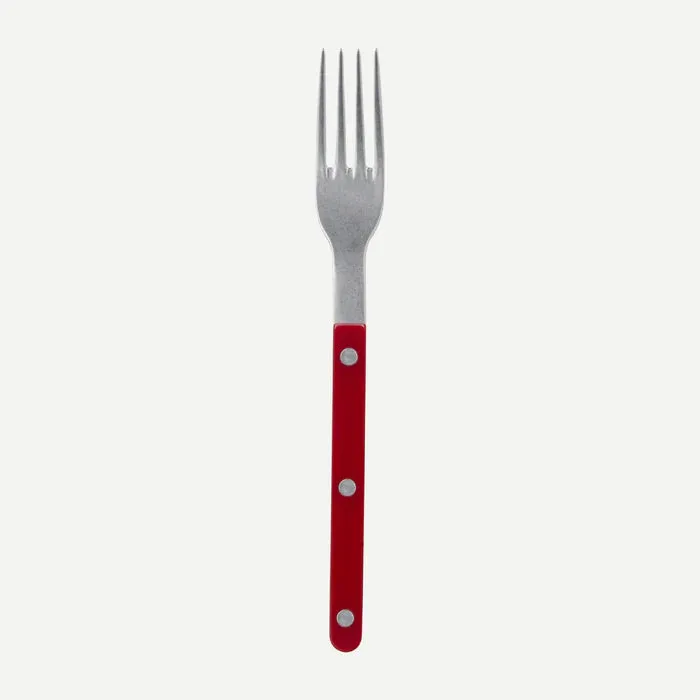 Bistrot Vintage Solid Dinner Fork - Burgundy