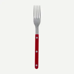 Bistrot Vintage Solid Dinner Fork - Burgundy