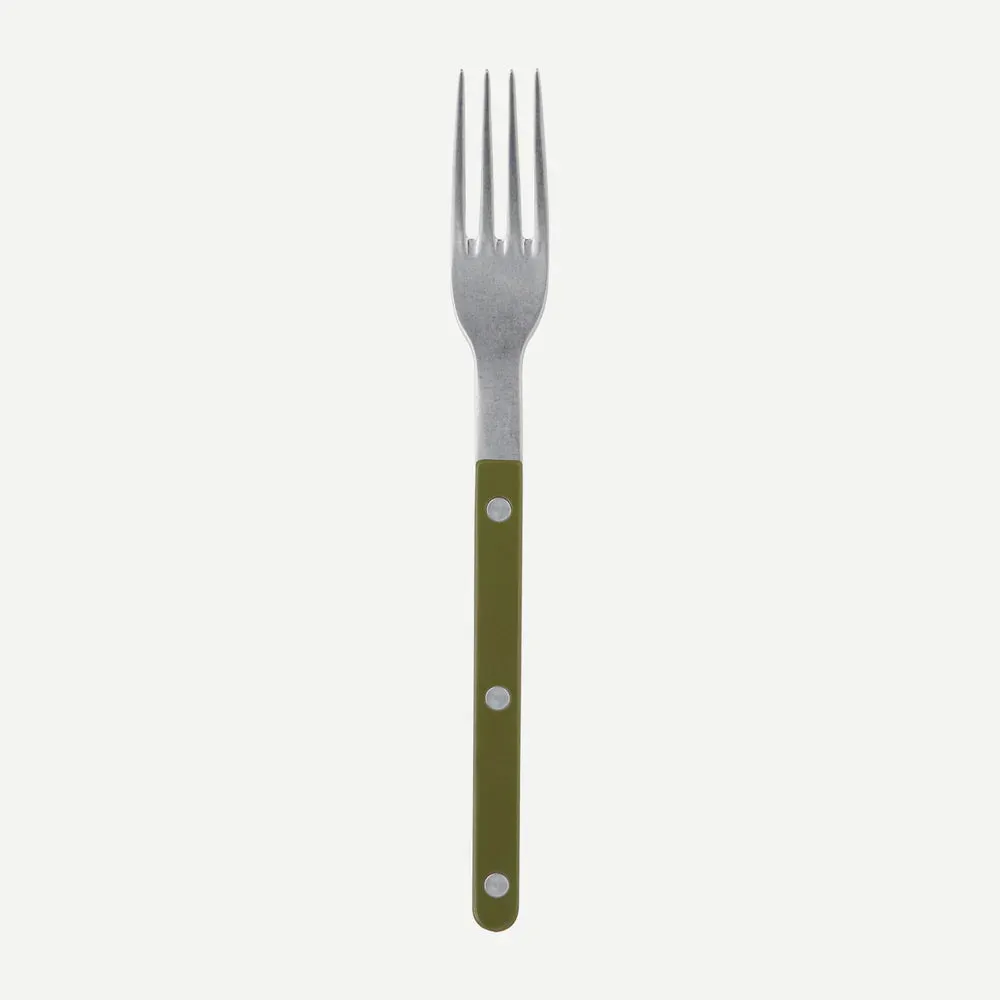 Bistrot Vintage Solid Dinner Fork - Green Fern