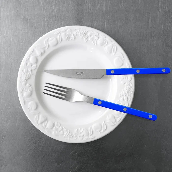 Bistrot Vintage Solid Dinner Fork - Lapis Blue