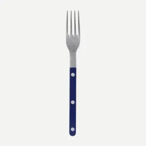 Bistrot Vintage Solid Dinner Fork - Navy Blue
