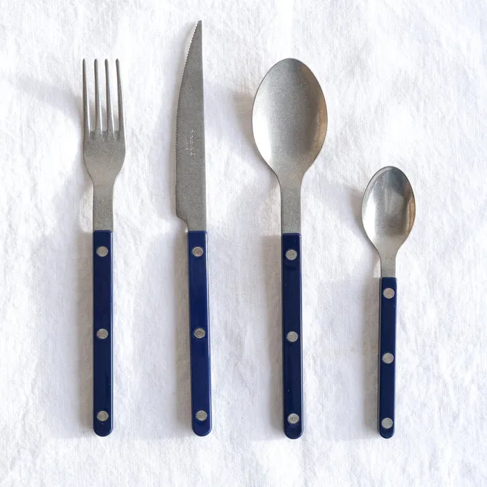 Bistrot Vintage Solid Dinner Fork - Navy Blue