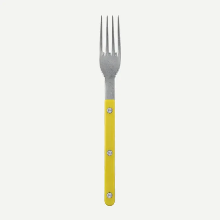 Bistrot Vintage Solid Dinner Fork - Yellow