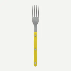 Bistrot Vintage Solid Dinner Fork - Yellow